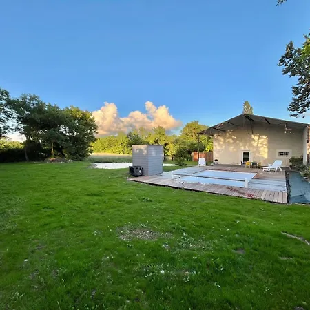 La Lezardiere Avec Piscine Chauffee Des Le 4 Avril * Benon